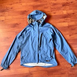 REI Womens Elements E1 Rain Jacket Hoodie Windbreaker